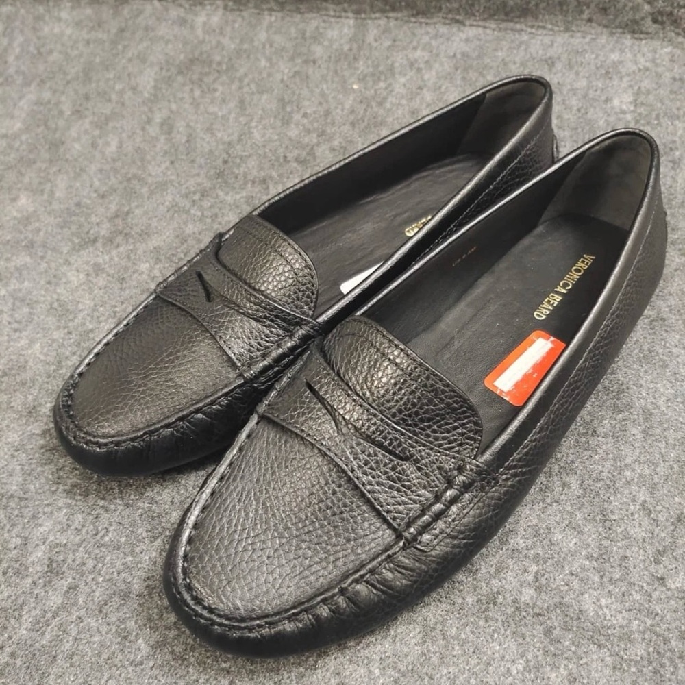 NWOB Veronica Beard Women’s Jia Driver Loafer Black Shoes 8.5US